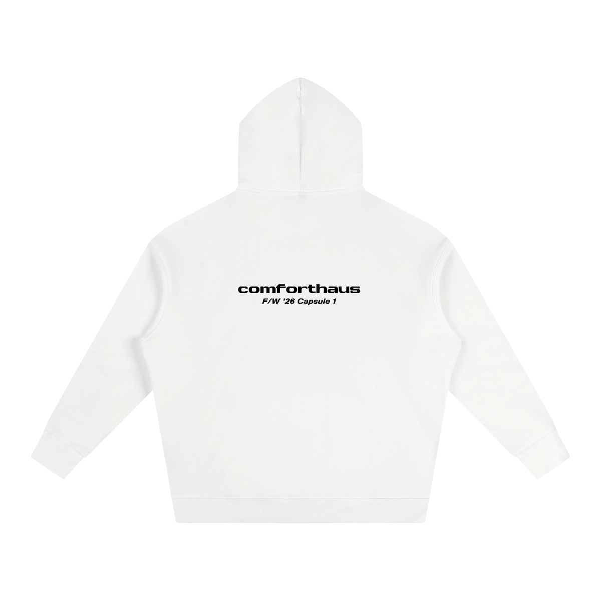 Twin Angels Capsule Hoodie White back