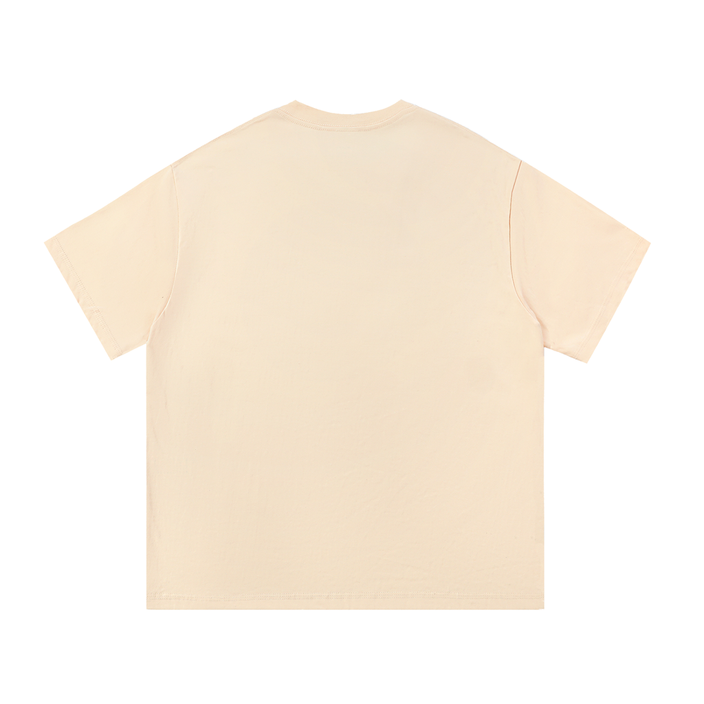Twin Angels Essential Tee Apricot back