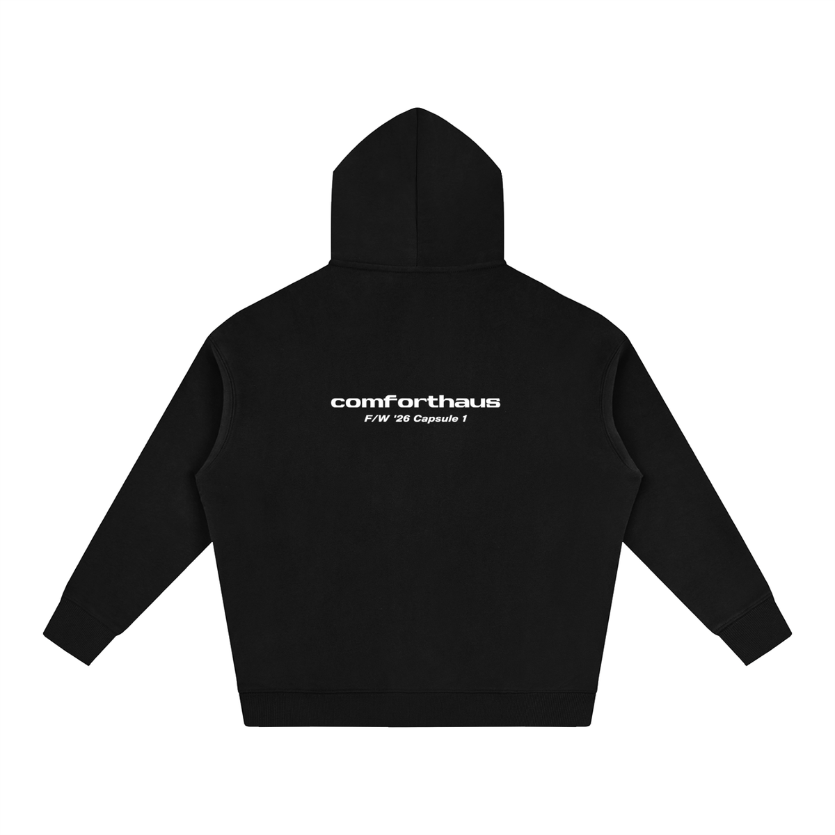 Twin Angels Capsule Hoodie Black back