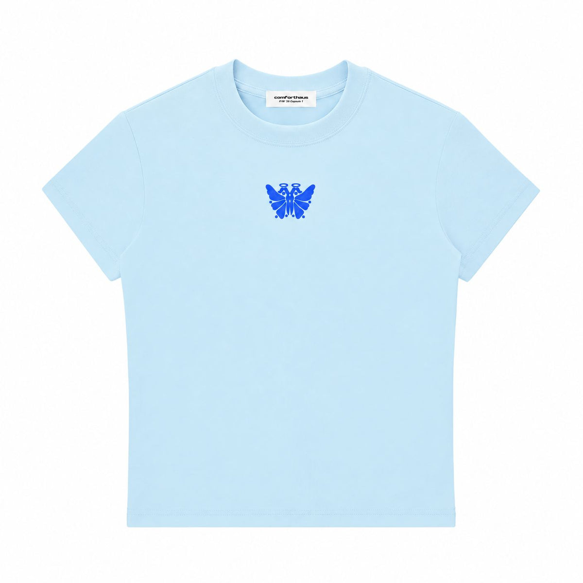 Butterfly Baby Tee Blue front