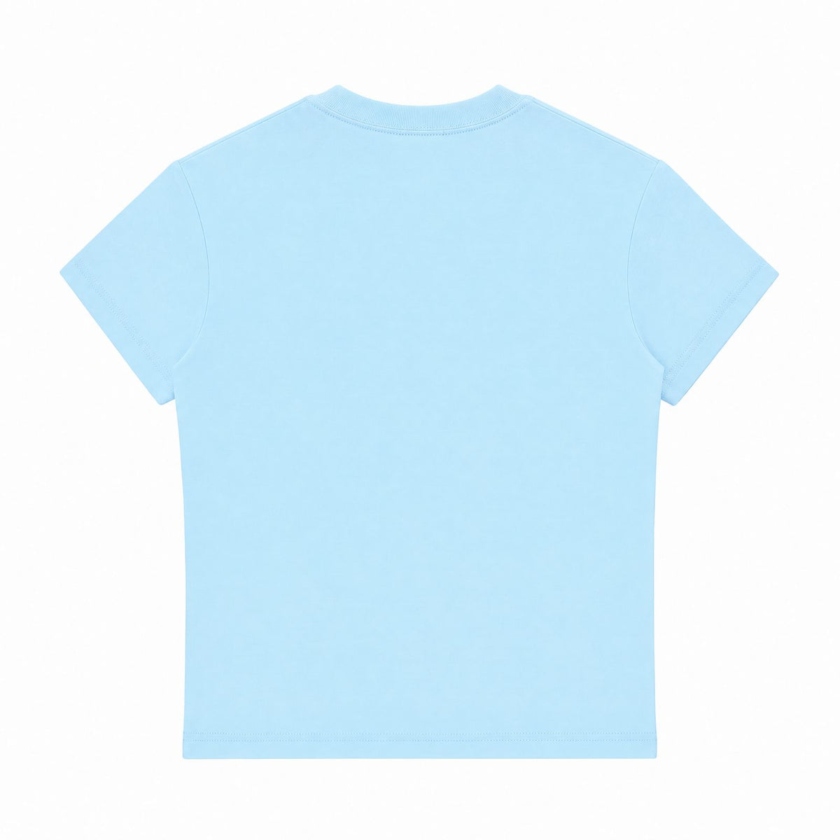 Twin Angels Baby Tee Blue back