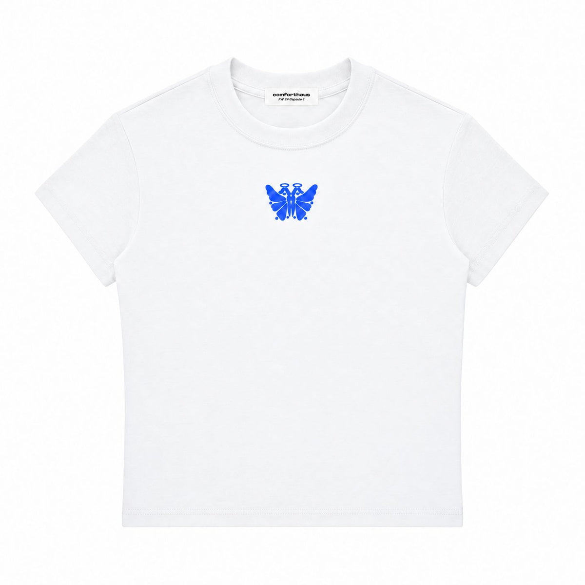 Butterfly Baby Tee White front