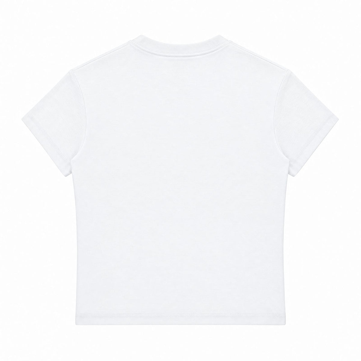 Butterfly Baby Tee White back